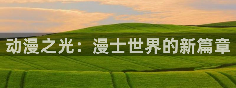 动漫之家挂了：动漫之光：漫士世界的新篇章