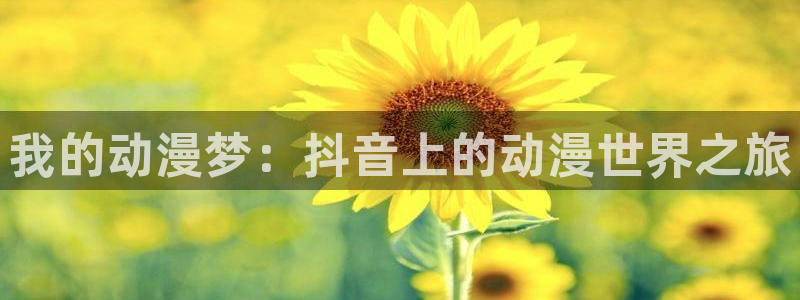 动漫之家\'\'：我的动漫梦：抖音上的动漫世界之旅